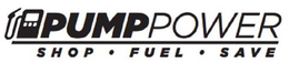 PUMPPOWER SHOP · FUEL · SAVE trademark