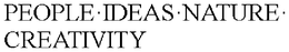 PEOPLE·IDEAS·NATURE·CREATIVITY trademark