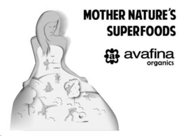 MOTHER NATURE'S SUPERFOODS A AVAFINA ORGANICS trademark