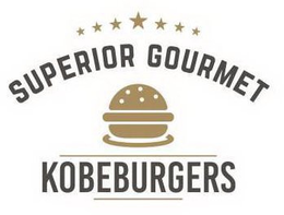 SUPERIOR GOURMET KOBEBURGERS trademark
