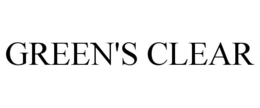 GREEN'S CLEAR trademark