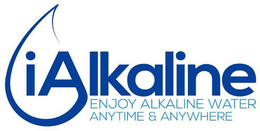 IALKALINE ENJOY ALKALINE WATER ANYTIME & ANYWHERE trademark
