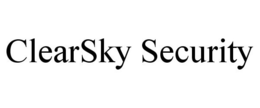 CLEARSKY SECURITY trademark