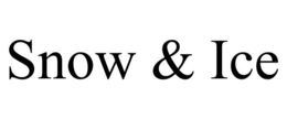 SNOW & ICE trademark