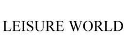 LEISURE WORLD trademark