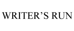 WRITER'S RUN trademark