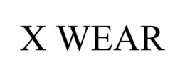 X WEAR trademark