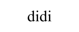 DIDI trademark