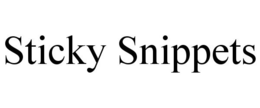 STICKY SNIPPETS trademark