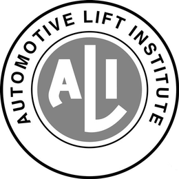 ALI AUTOMOTIVE LIFT INSTITUTE trademark