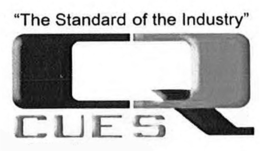 "THE STANDARD OF THE INDUSTRY" Q CUES trademark