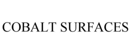 COBALT SURFACES trademark