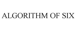 ALGORITHM OF SIX trademark