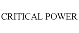 CRITICAL POWER trademark