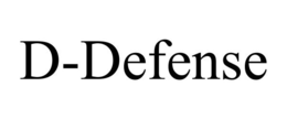 D-DEFENSE trademark