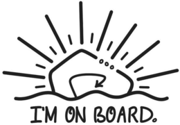I'M ON BOARD. trademark