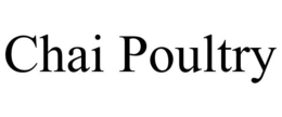 CHAI POULTRY trademark