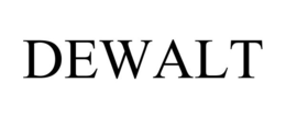 DEWALT trademark