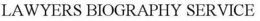 LAWYERS BIOGRAPHY SERVICE trademark