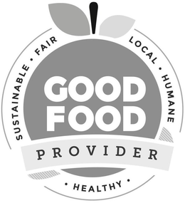 GOOD FOOD PROVIDER SUSTAINABLE · FAIR LOCAL · HUMANE · HEALTHY · trademark
