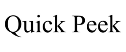 QUICK PEEK trademark