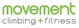 MOVEMENT CLIMBING + FITNESS trademark