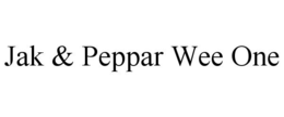 JAK & PEPPAR WEE ONE trademark