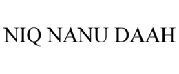 NIQ NANU DAAH trademark