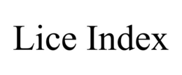 LICE INDEX trademark