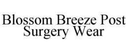 BLOSSOM BREEZE POST SURGERY WEAR trademark