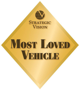 STRATEGIC VISION MOST LOVED VEHICLE trademark