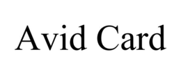 AVID CARD trademark