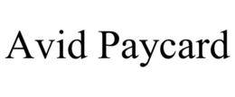 AVID PAYCARD trademark