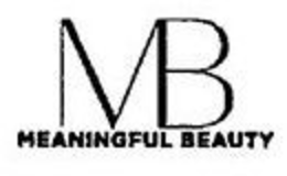 MB MEANINGFUL BEAUTY trademark