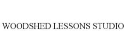 WOODSHED LESSONS STUDIO trademark