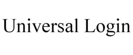UNIVERSAL LOGIN trademark