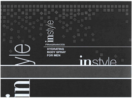 INSTYLE FRAGRANCES HYDRATING BODY SPRAY FOR MEN INSTYLE INSTYLE trademark