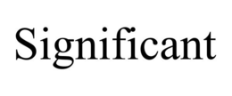 SIGNIFICANT trademark