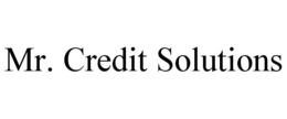 MR. CREDIT SOLUTIONS trademark