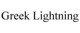 GREEK LIGHTNING trademark