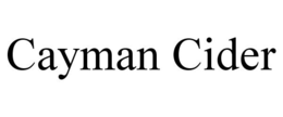 CAYMAN CIDER trademark