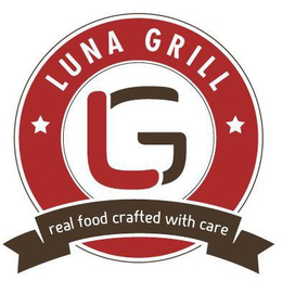 LUNA GRILL - LG - REAL FOOD CRAFTED WITH CARE trademark