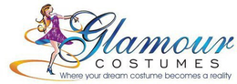 GLAMOUR COSTUMES WHERE YOUR DREAM COSTUME BECOMES A REALITY trademark