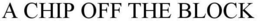 A CHIP OFF THE BLOCK trademark