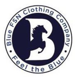 B BLUE FSN CLOTHING COMPANY · FEEL THE BLUE · trademark