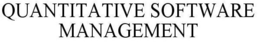 QUANTITATIVE SOFTWARE MANAGEMENT trademark