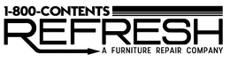 1-800-CONTENTS REFRESH A FURNITURE REPAIR COMPANY trademark