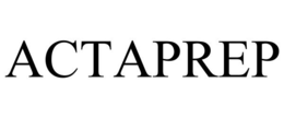 ACTAPREP trademark