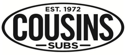 EST. 1972 COUSINS - SUBS - trademark