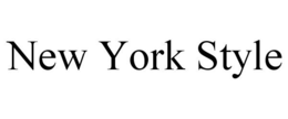 NEW YORK STYLE trademark